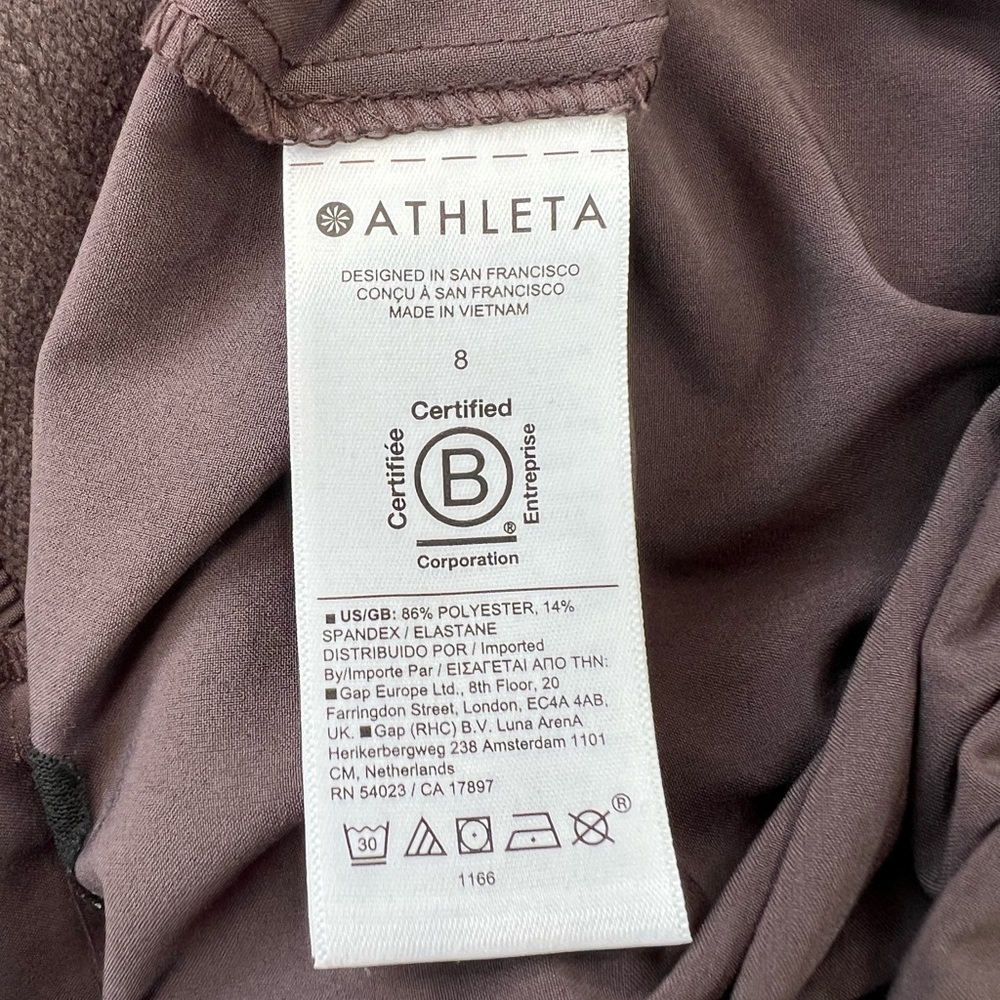 Athleta Brooklyn Sleeveless Front Zip Cargo Pant Utility Jumpsuit Romper Brown 8 - Picture 9 of 15
